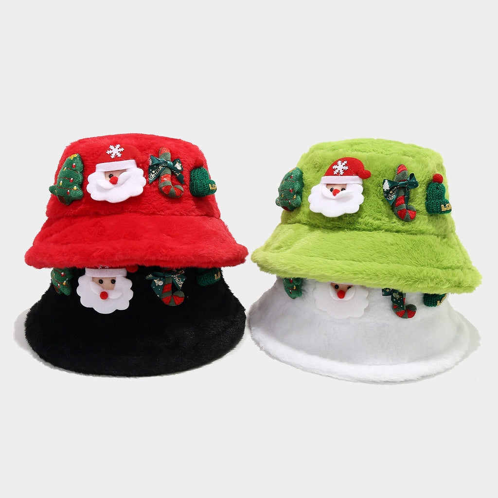 Cozy Christmas Faux Fur Fisherman Hat