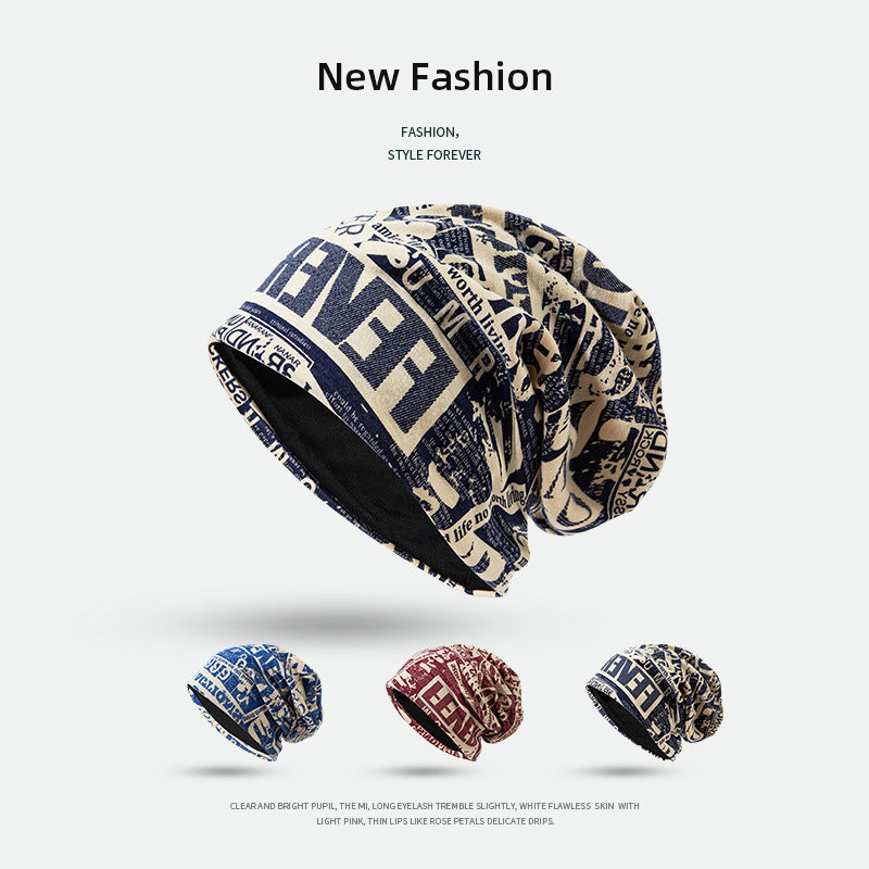 Retro Pile Beanie: Cozy Unisex Winter Hat