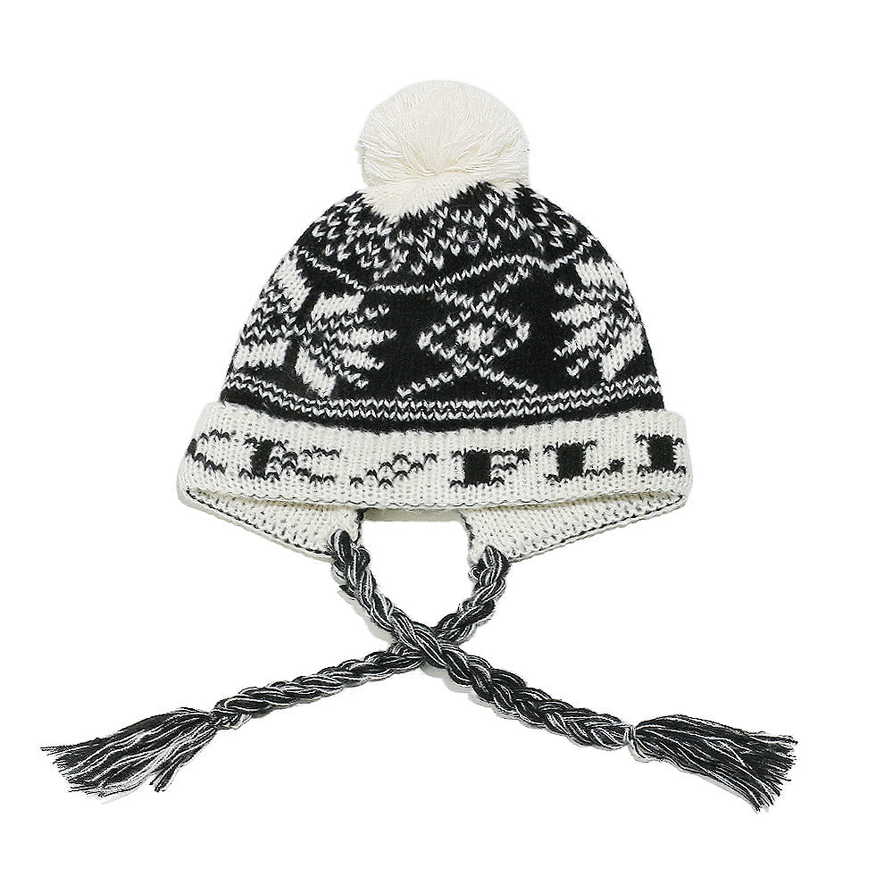 Fair Isle Ear Flap Beanie: Cozy Knit Winter Hat