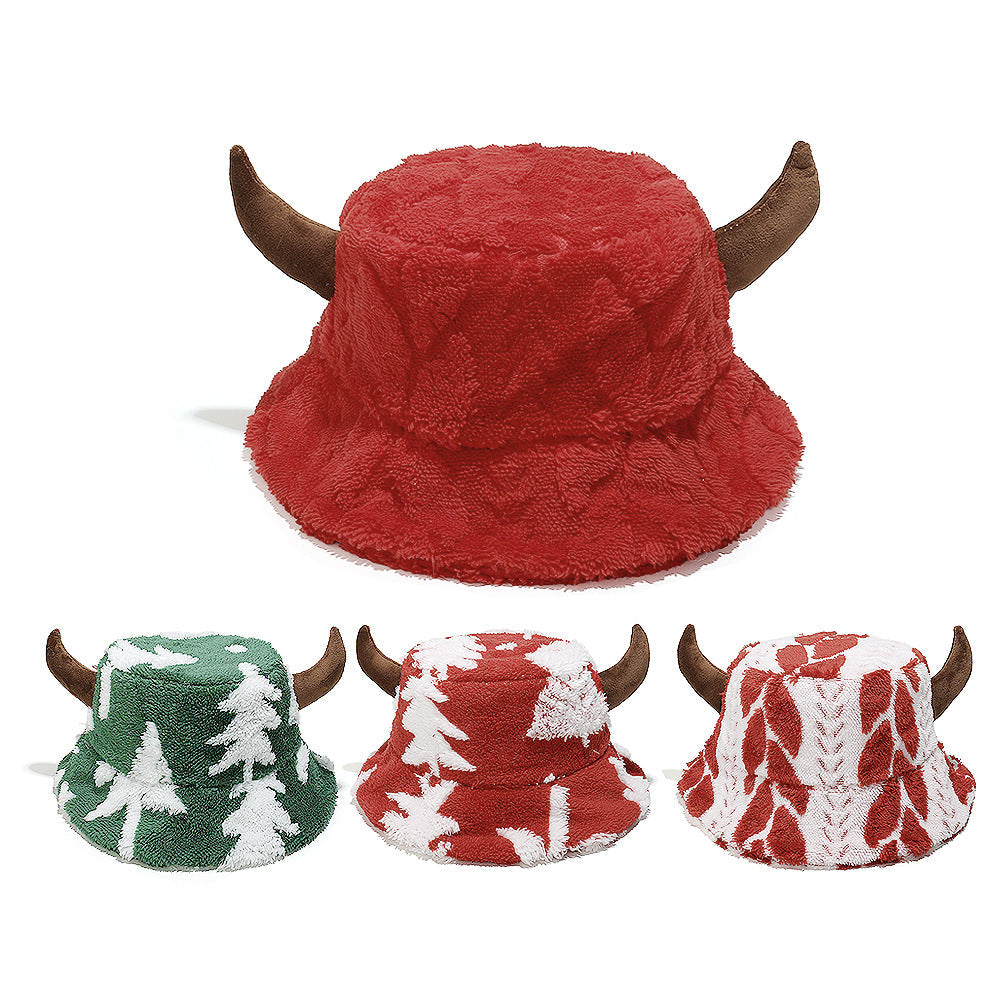 Christmas Tree Horn Beanie - Cozy & Cute Winter Hat