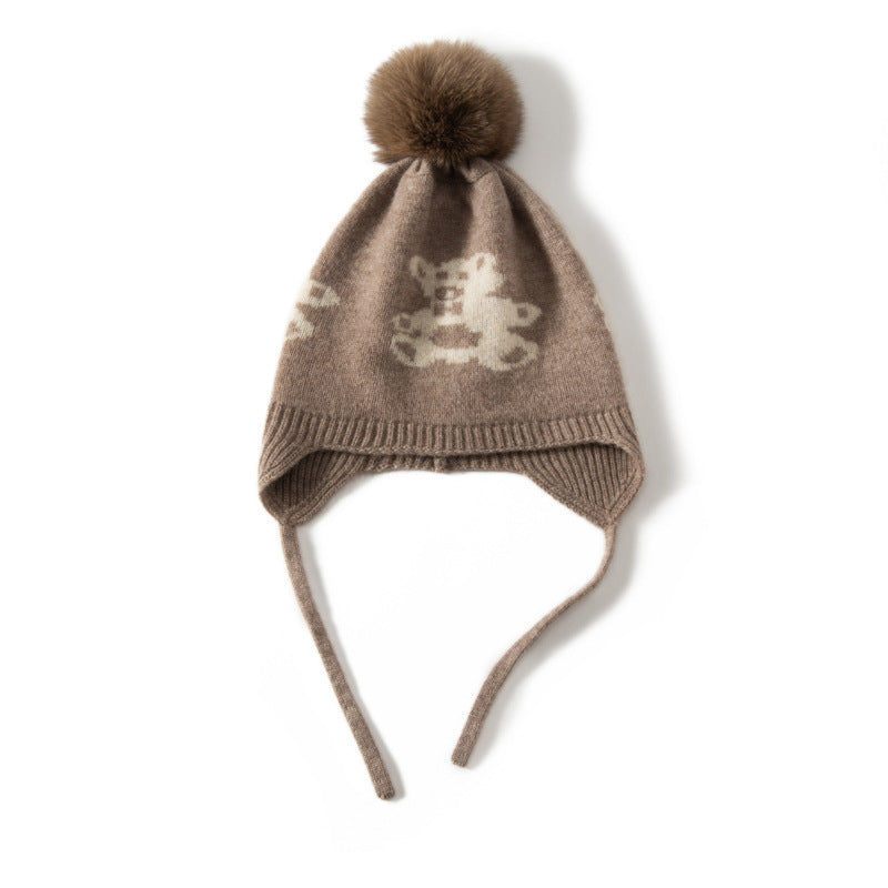Cozy Kids' Cashmere Hat - Warm Ear Protection