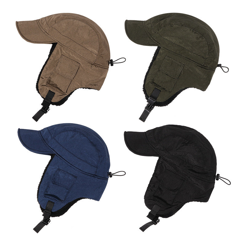 Warm Winter Baseball Cap with Ear Protection