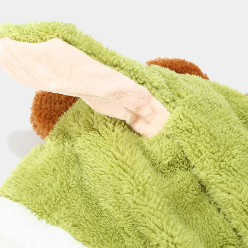 Dino Plush Hat: Cozy Ear Protection