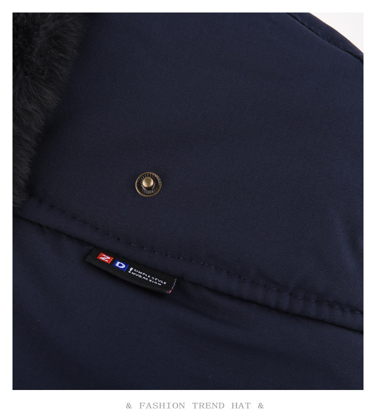 Men's Waterproof Fleece Lei Feng Winter Hat
