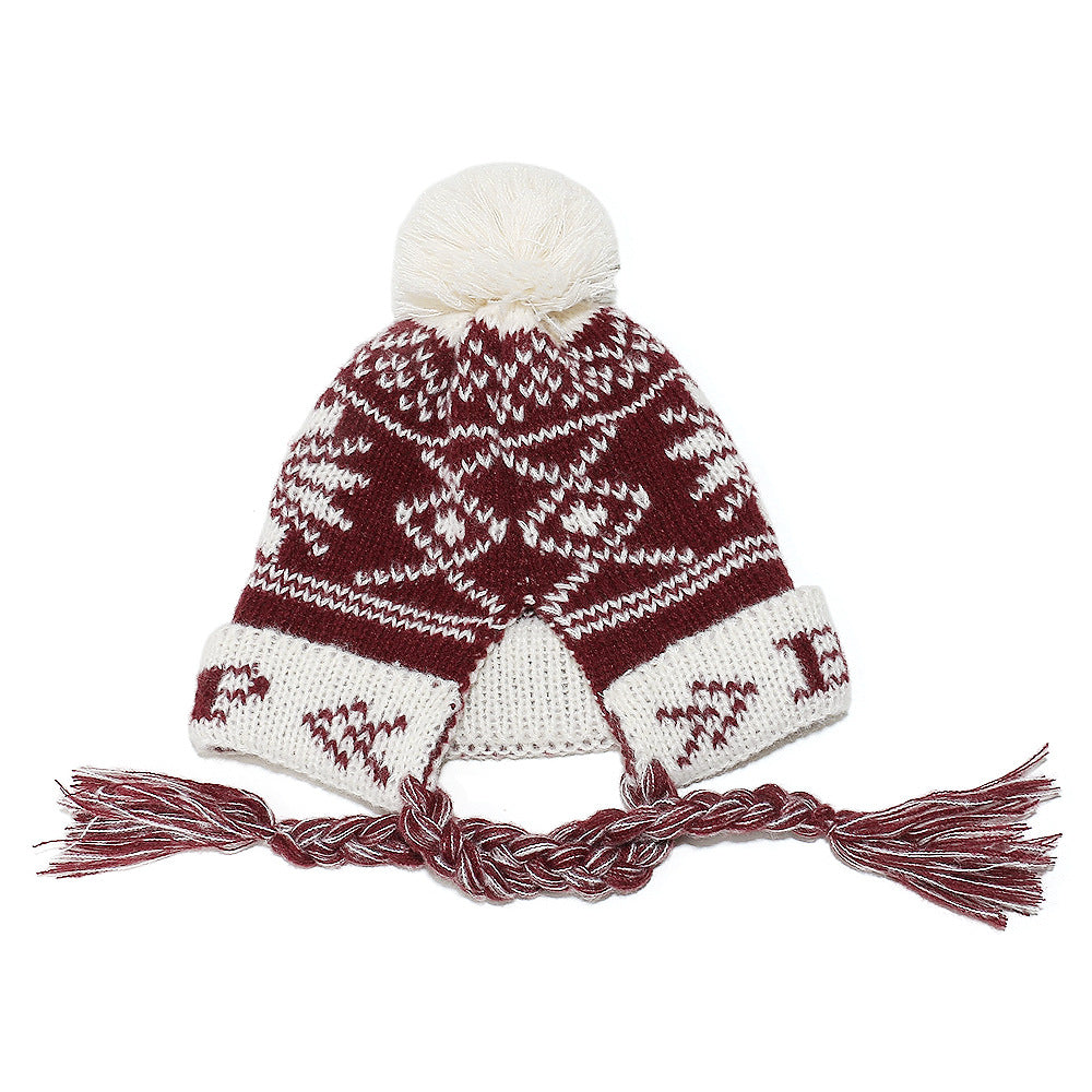 Fair Isle Ear Flap Beanie: Cozy Knit Winter Hat