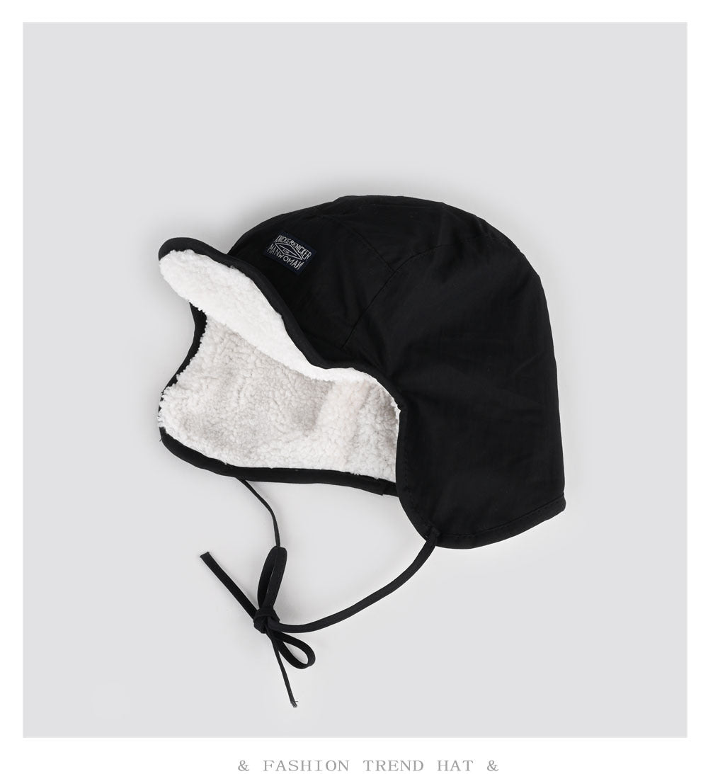 Warm Lambswool Pilot Ushanka Hat - Cozy Winter Style