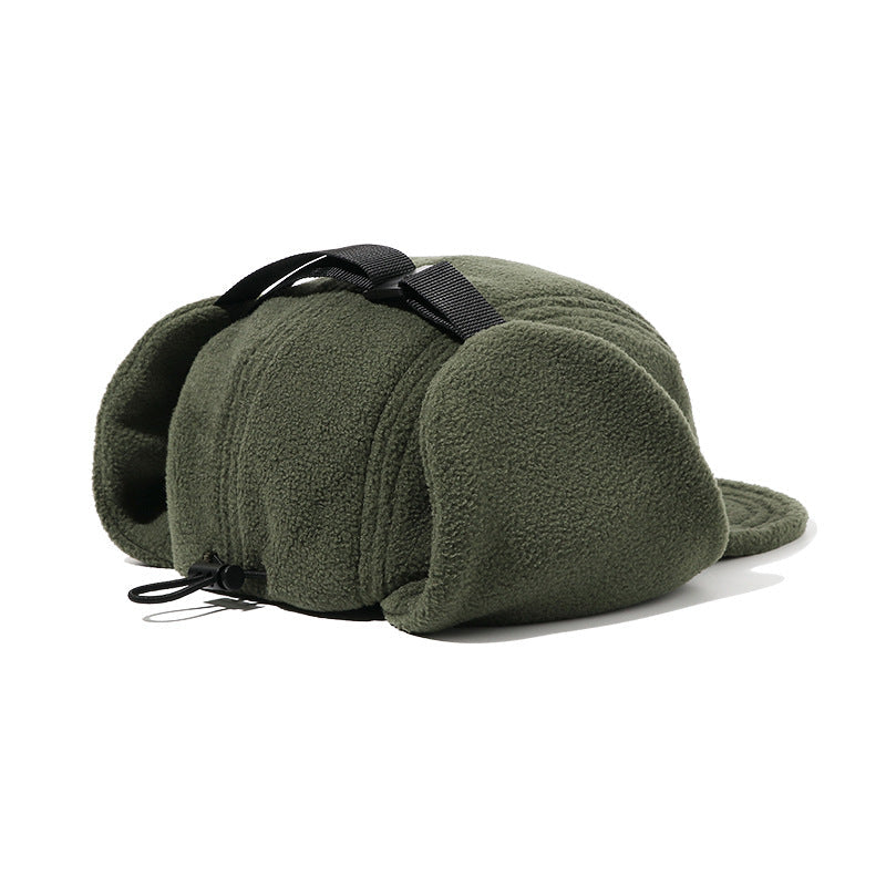 Warm Fleece Baseball Cap with Ear Protection