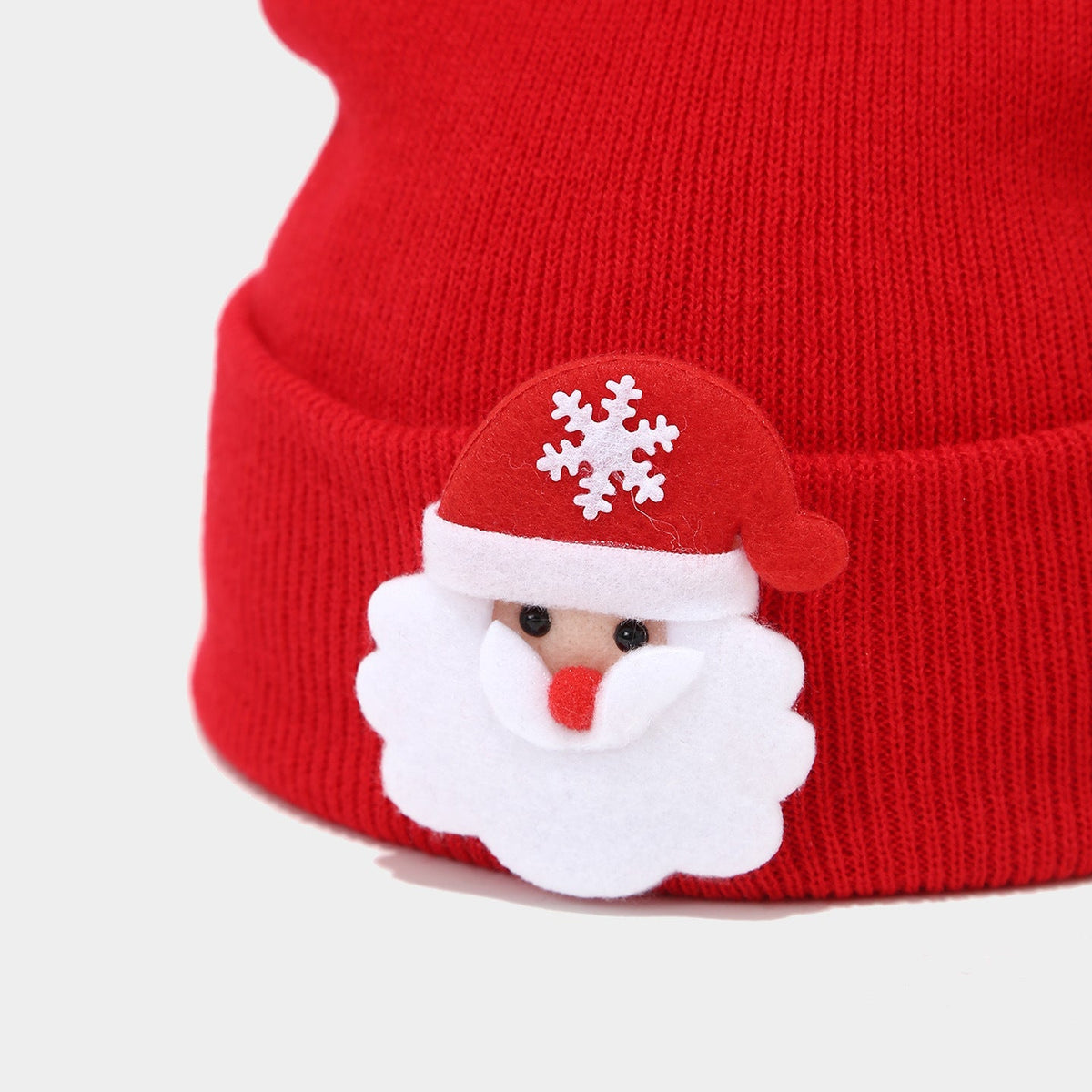 Cozy Santa Knit Beanie - Festive Christmas Winter Hat