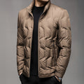 Warm Quilted Puffer Coat with Zip Front