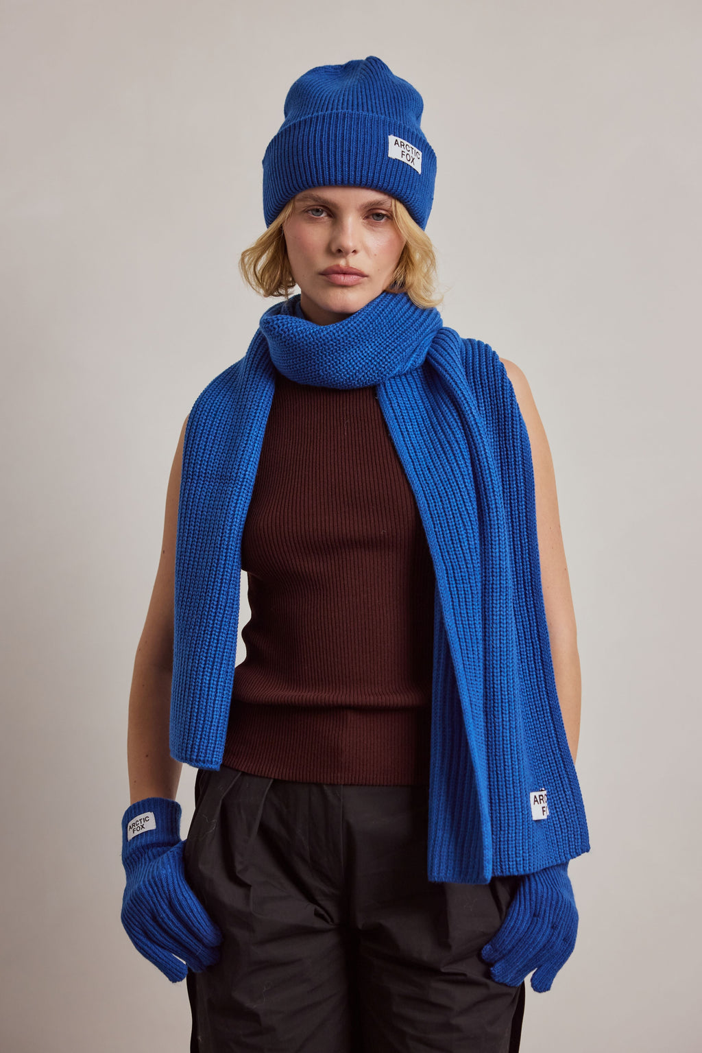 The Recycled Bottle Scarf - Ocean Blue