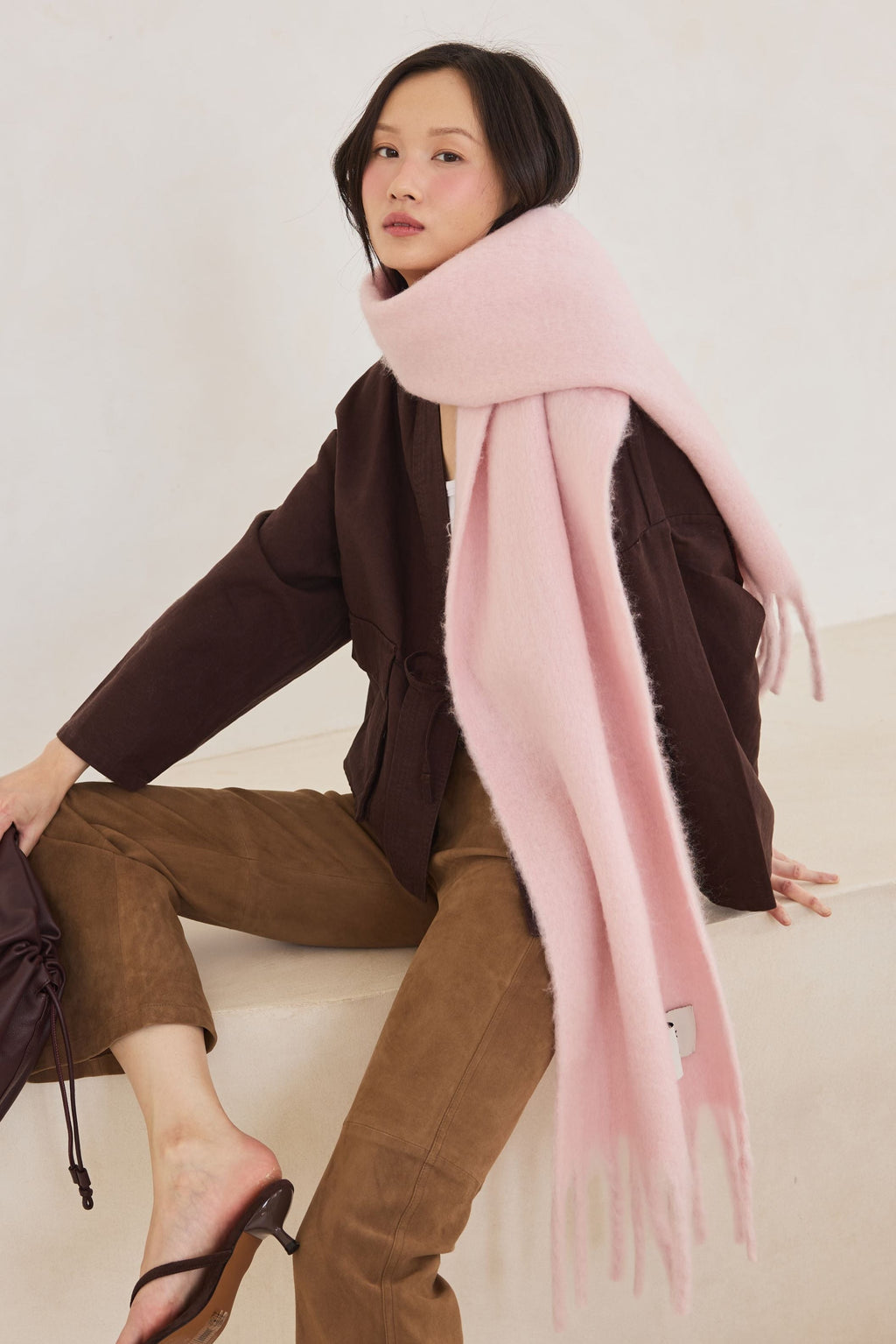 The Stockholm Scarf - Pink Frost
