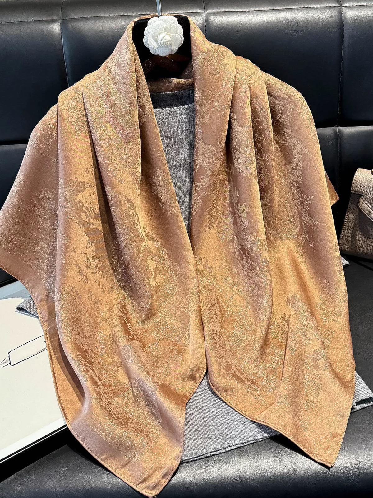 Lightweight Silky Square Scarf