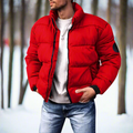 Warm Waterproof Men's Down Puffer Jacket