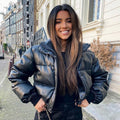Warm Women's Zip Up Parka Jacket