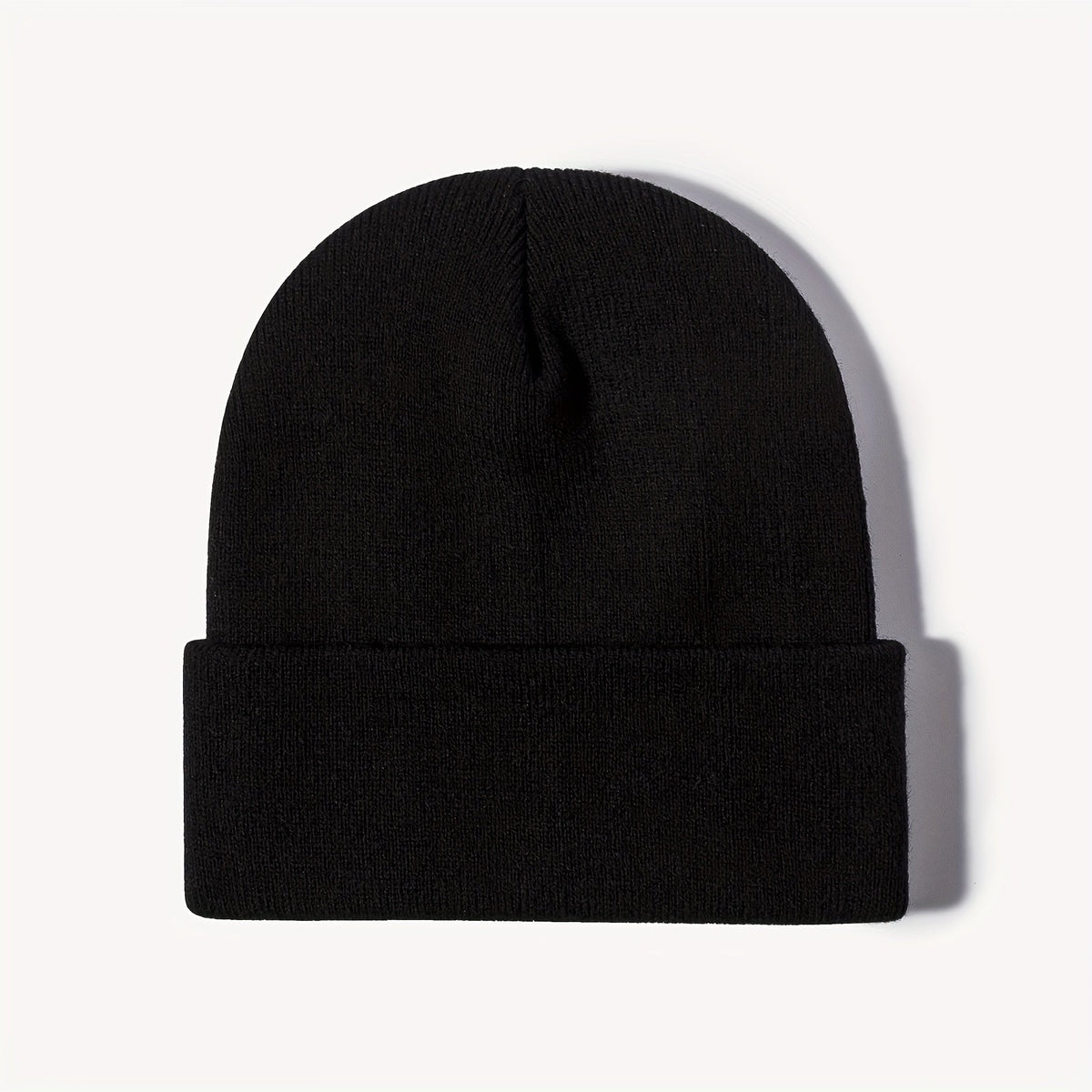 Pandaize Dog Mom Embroidery Beanie - Casual Knit Hat for Autumn & Winter
