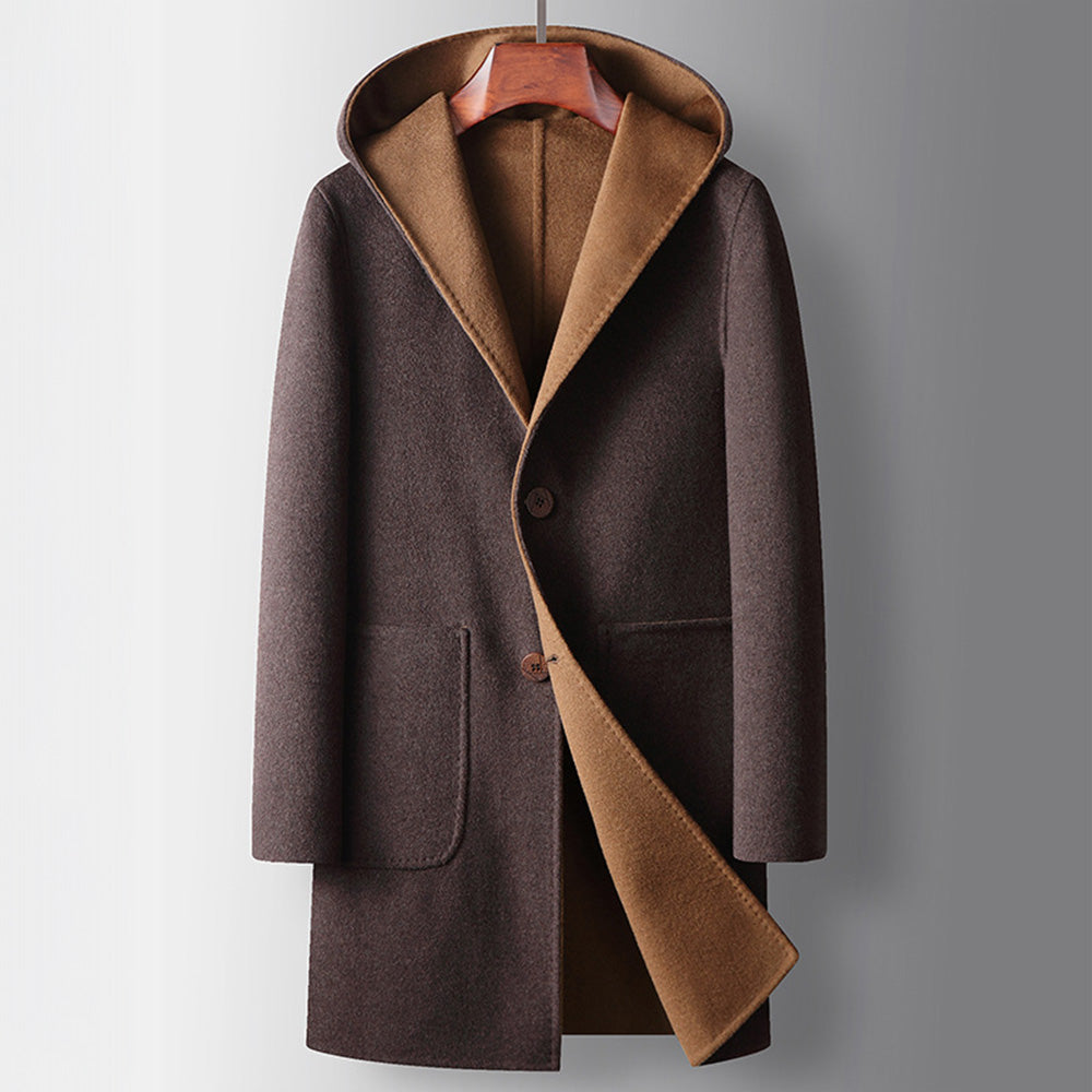 Warm Reversible Hooded Winter Coat