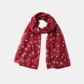Thermal Snowflake Polyester Scarf