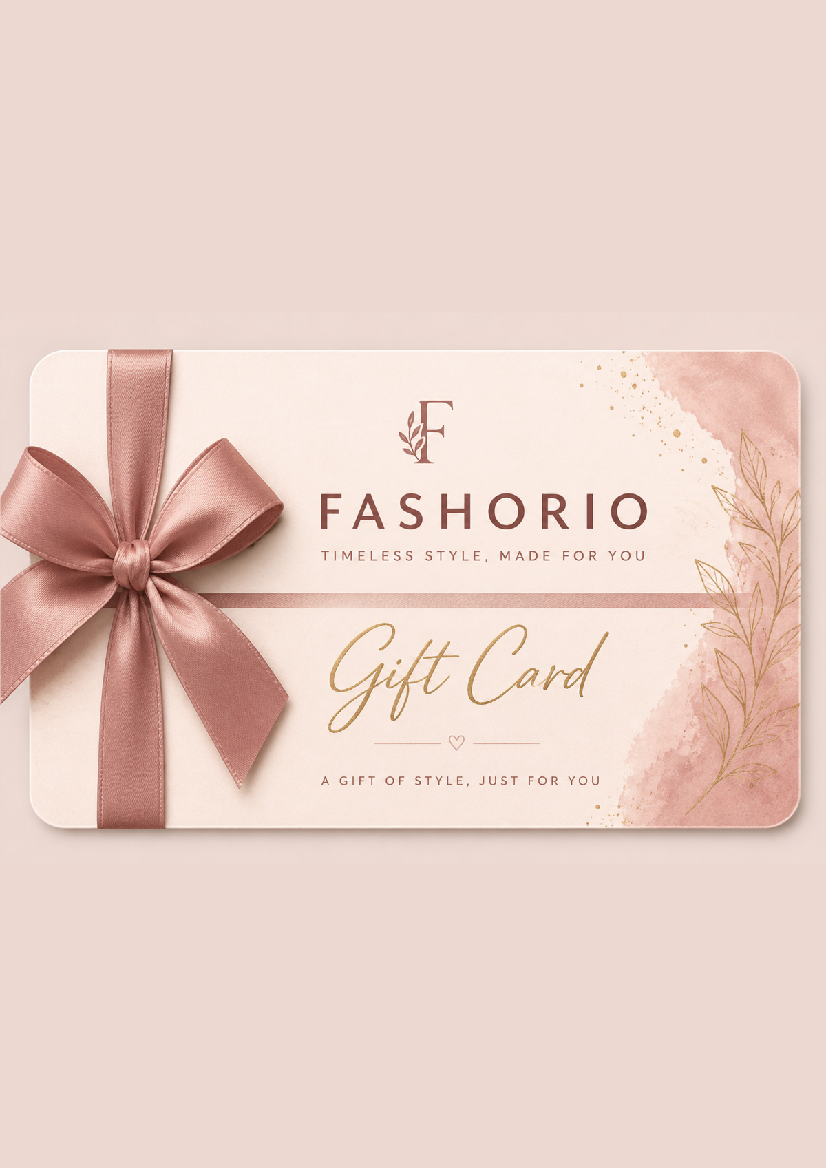 Fashorio Gift Card