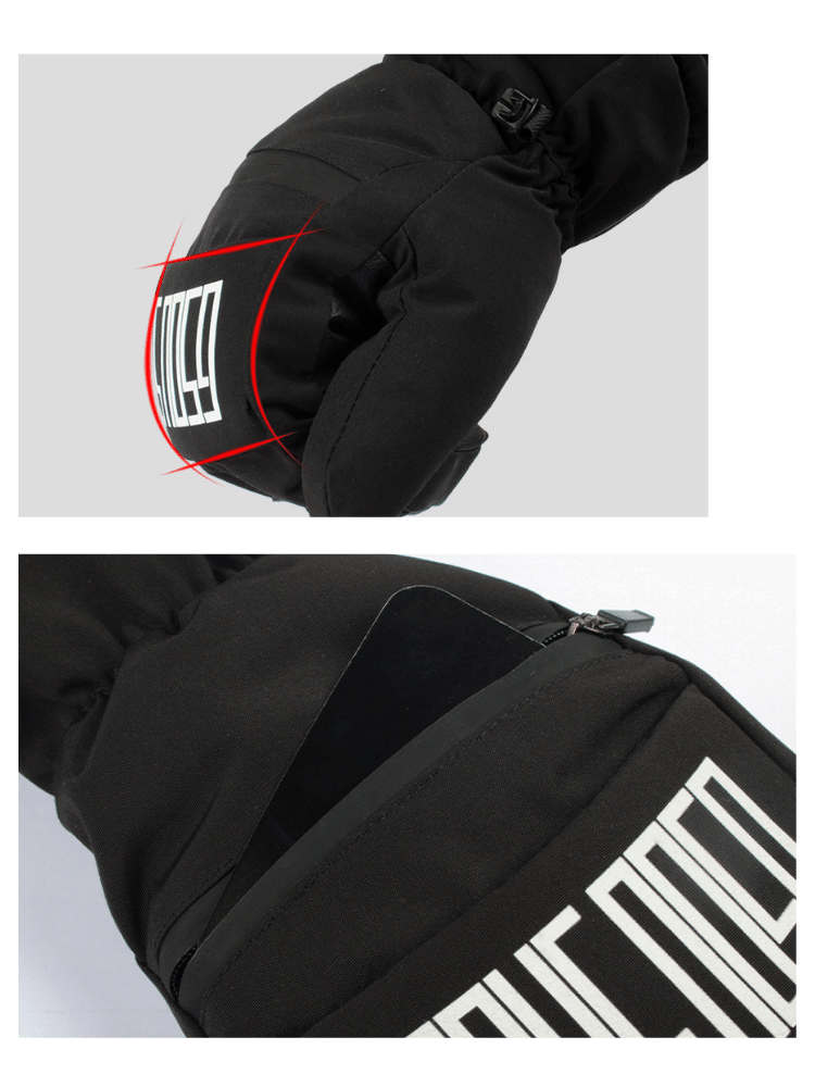 Unisex Winter Sport Snow Mittens - Gsou Snow