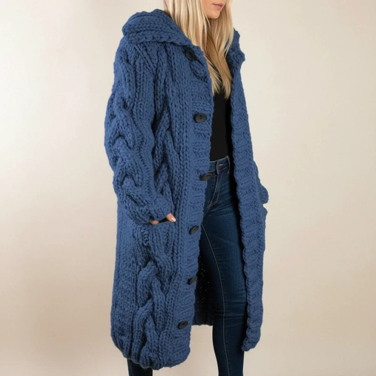 Warm Cozy Women's Winter Coat Cardigan