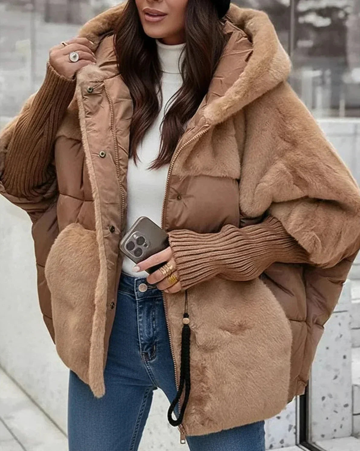 Soft Plush Women's Winter Coat