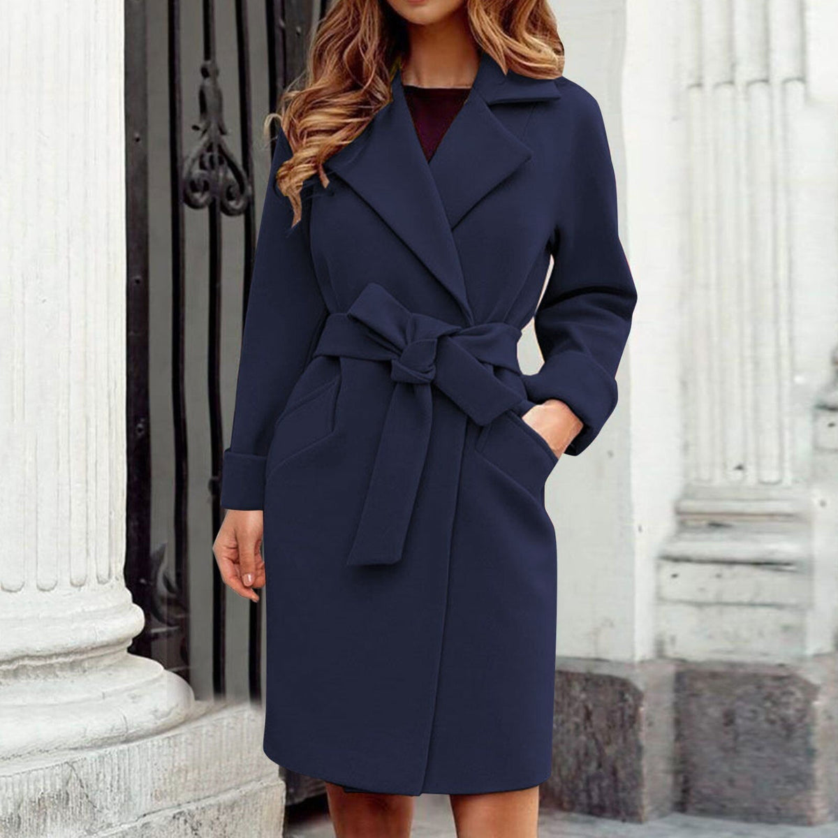 Classic Waterproof Parka Coat with Button Front in Bold Colors