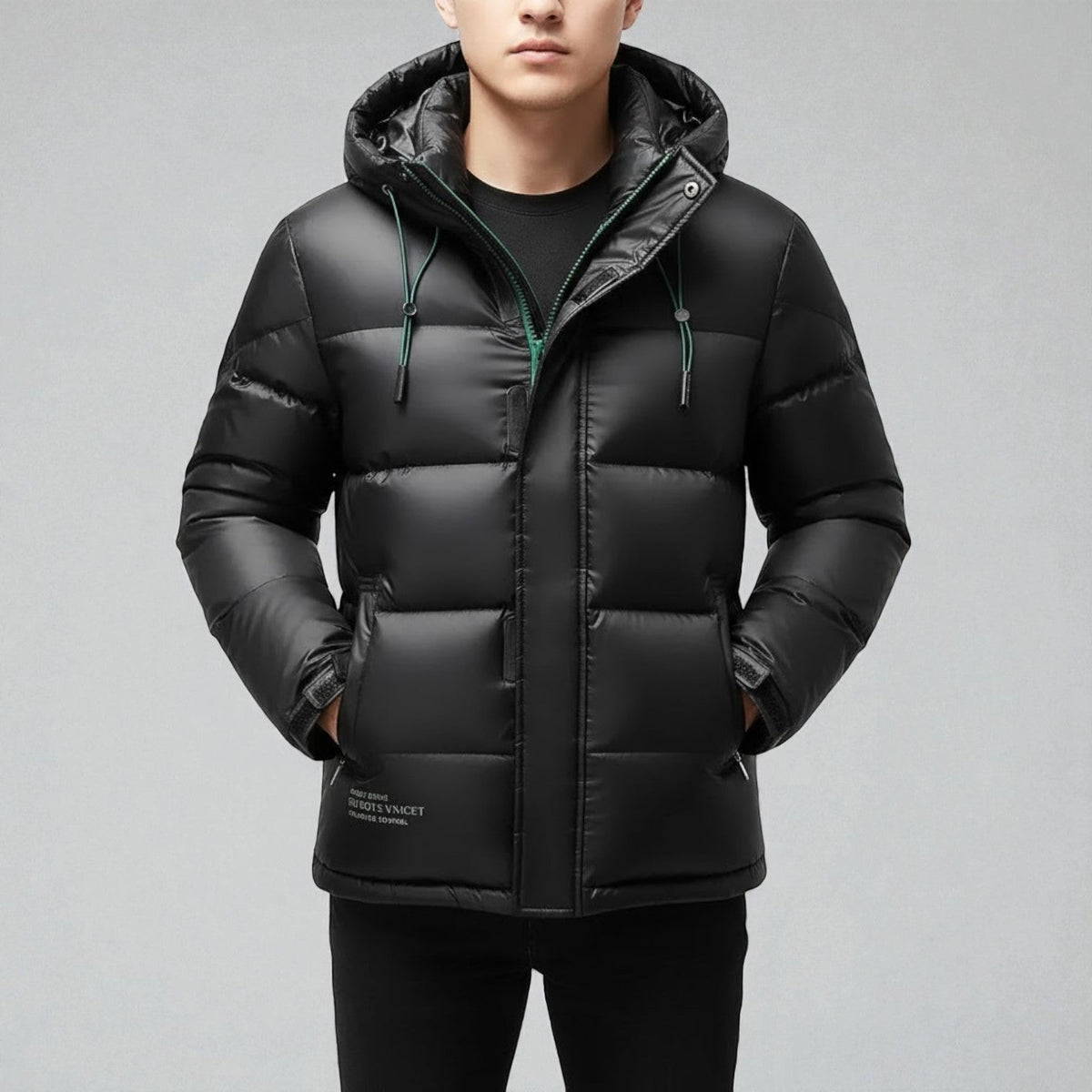 Warm Waterproof Hooded Puffer Coat
