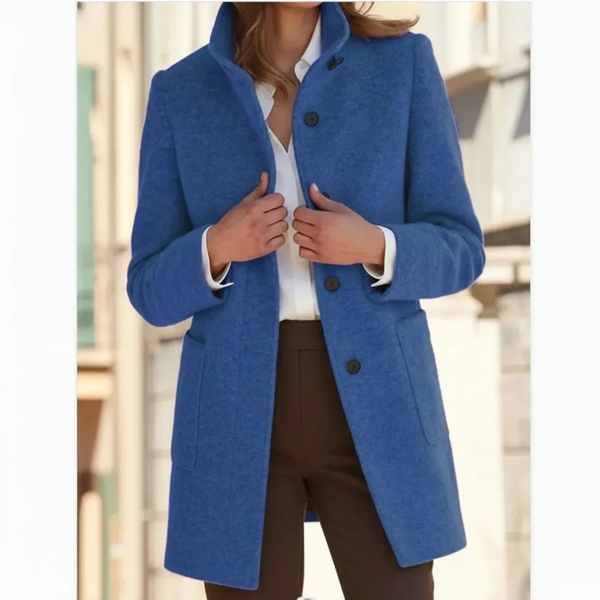 Warm Knee Length Women's Winter Coat