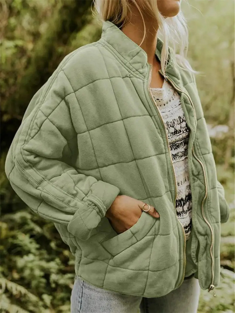 Large Cushioned Winter Coat - Eliza