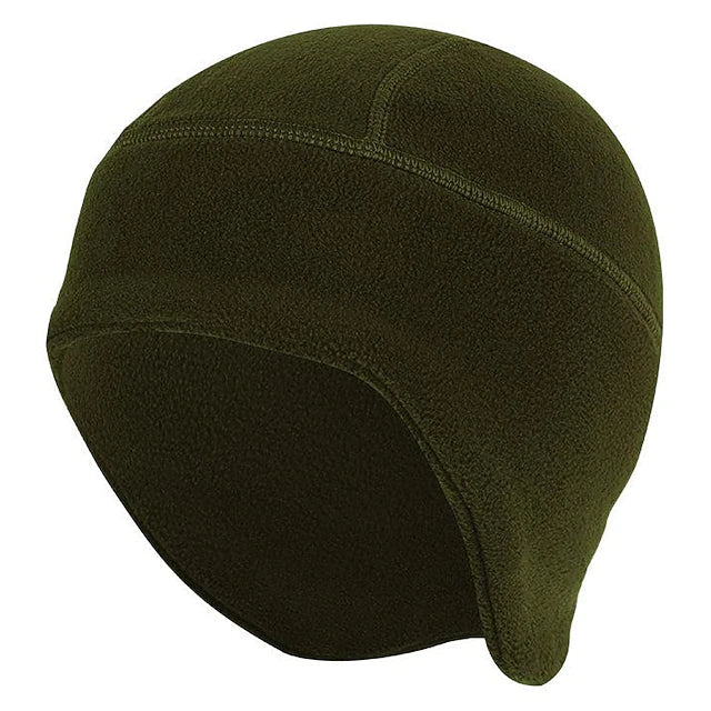 Ear Flap Hat Beanie Hat Knit Beanie Sapphire Wine Red Solid Color Thermal Warm Fleece Lining Windproof Comfortable