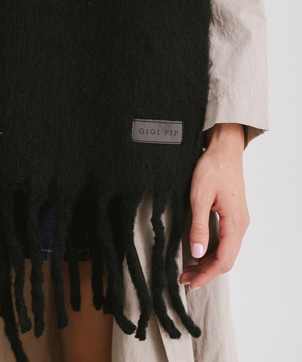 Mik Oversized Knit Scarf