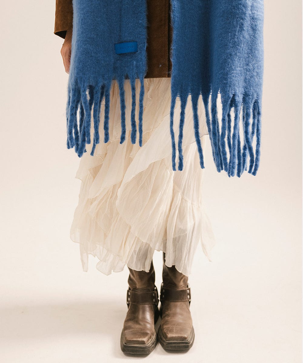 Mik Oversized Knit Scarf