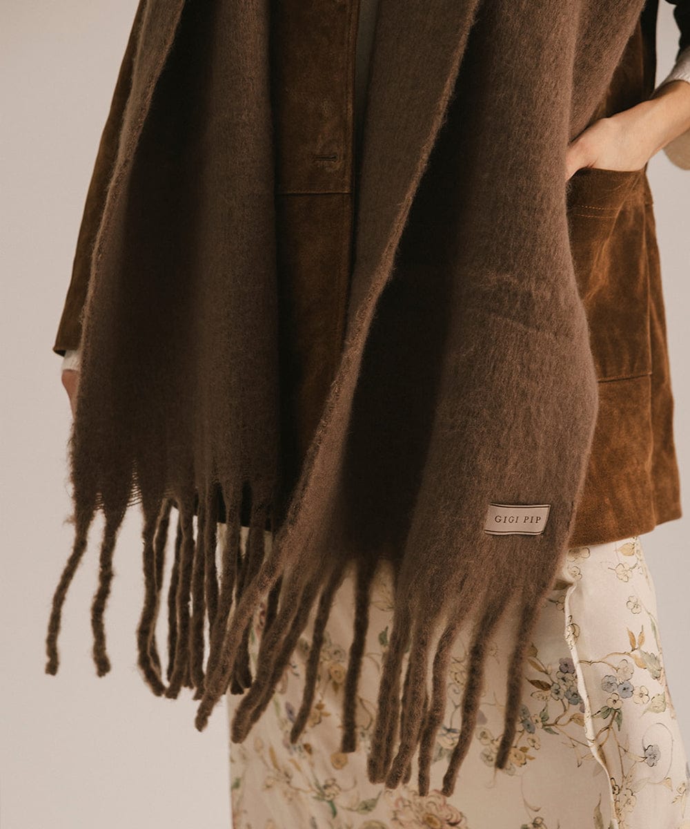 Mik Oversized Knit Scarf