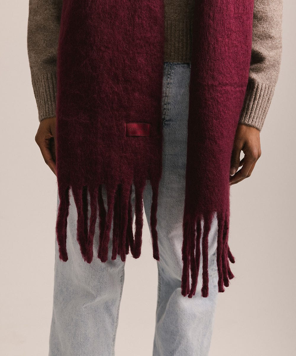Mik Oversized Knit Scarf