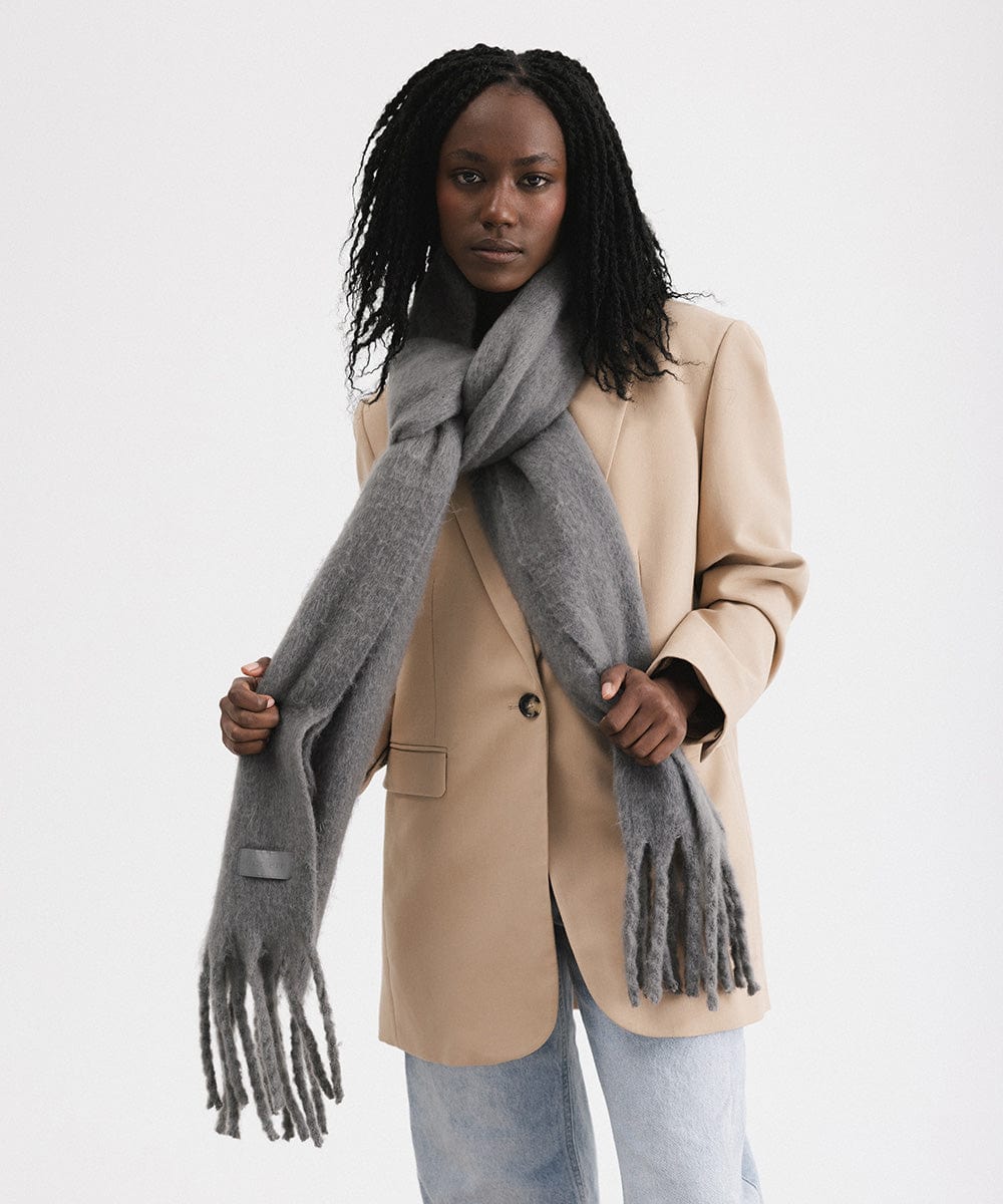 Mik Oversized Knit Scarf