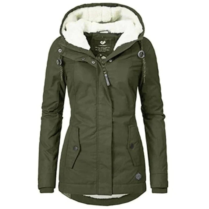 Warm Womens Parka Coat - Lina