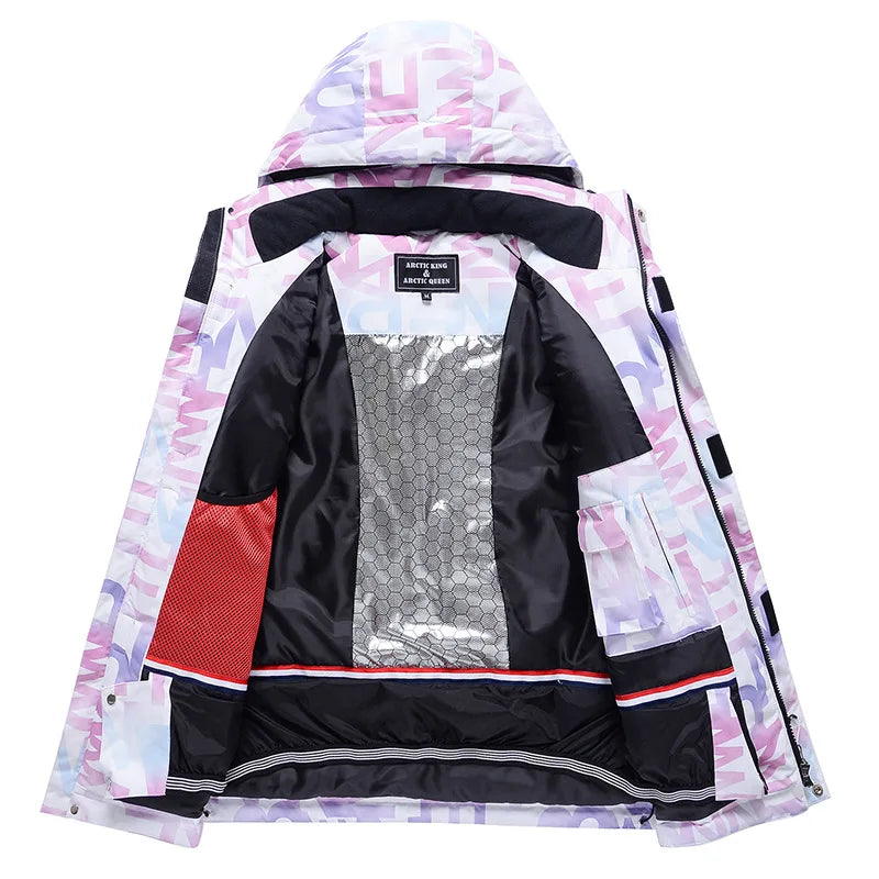 Warm Women's Snow Ski Jacket Suit