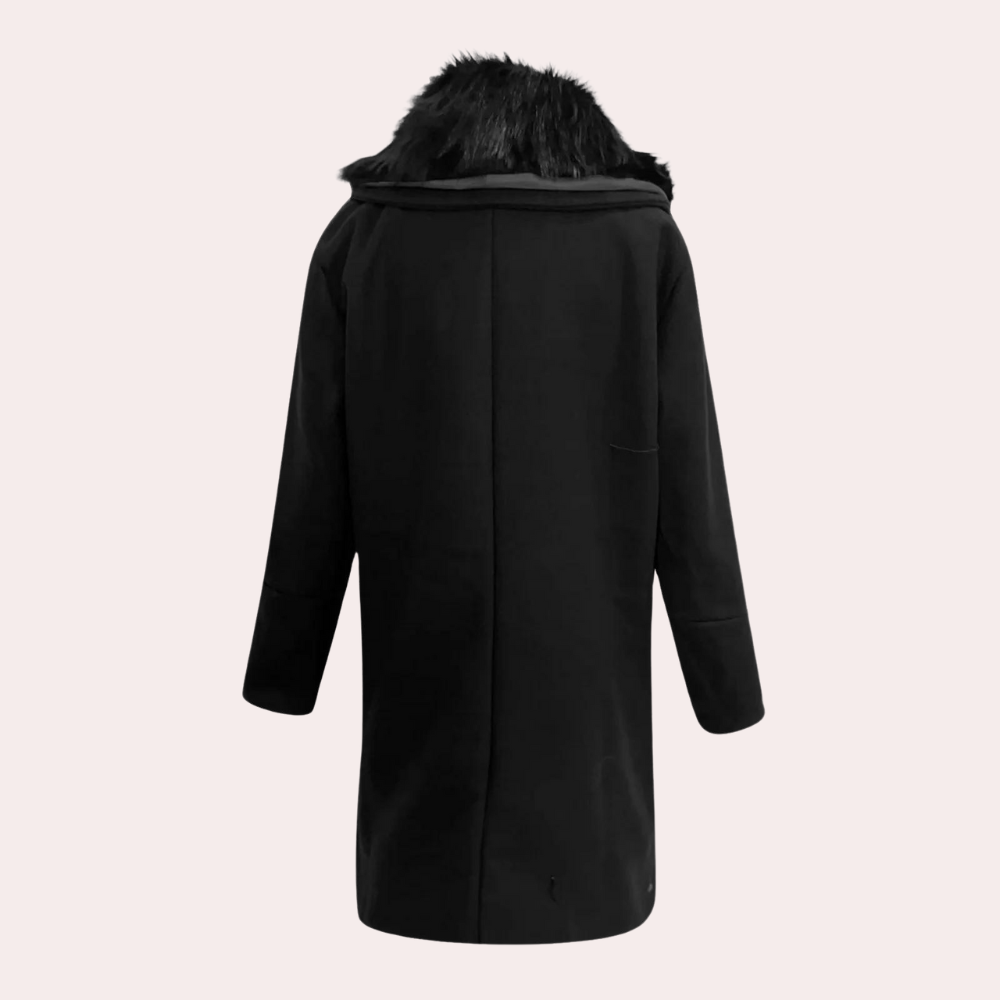 Classic Black Mens Insulated Winter Coat