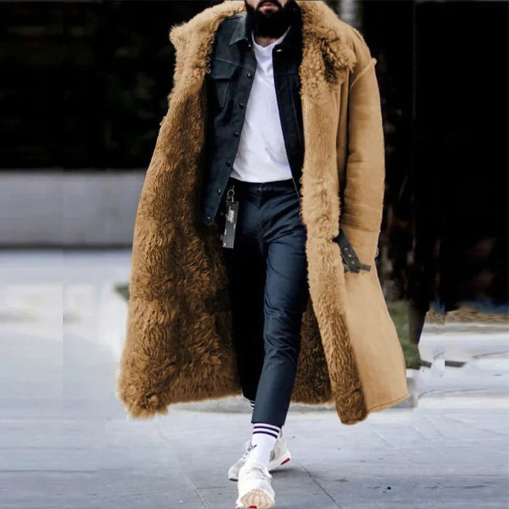 Stylish Insulated Men's Winter Parka Coat