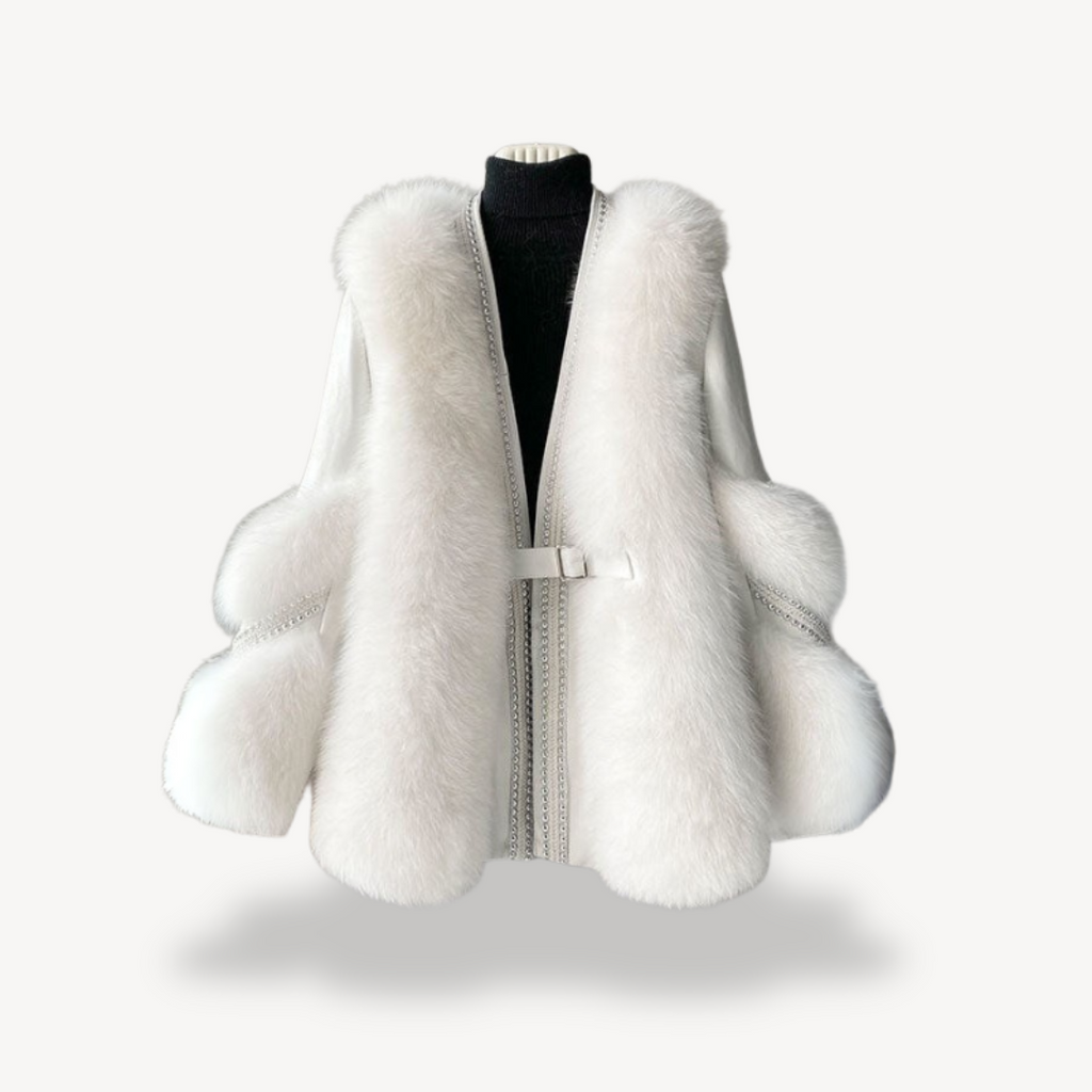 Luxurious Women's Long Fur Jacket