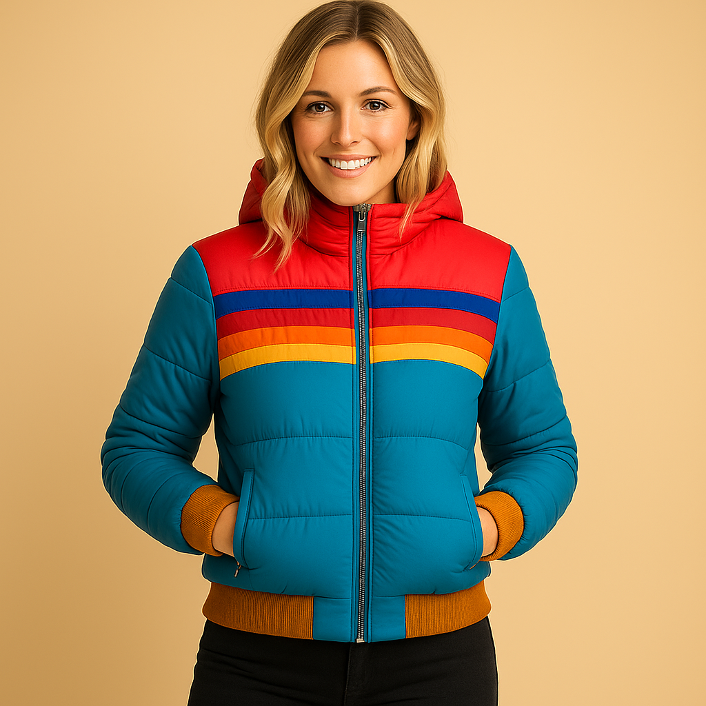Warm hooded winter coat for women | Fiona