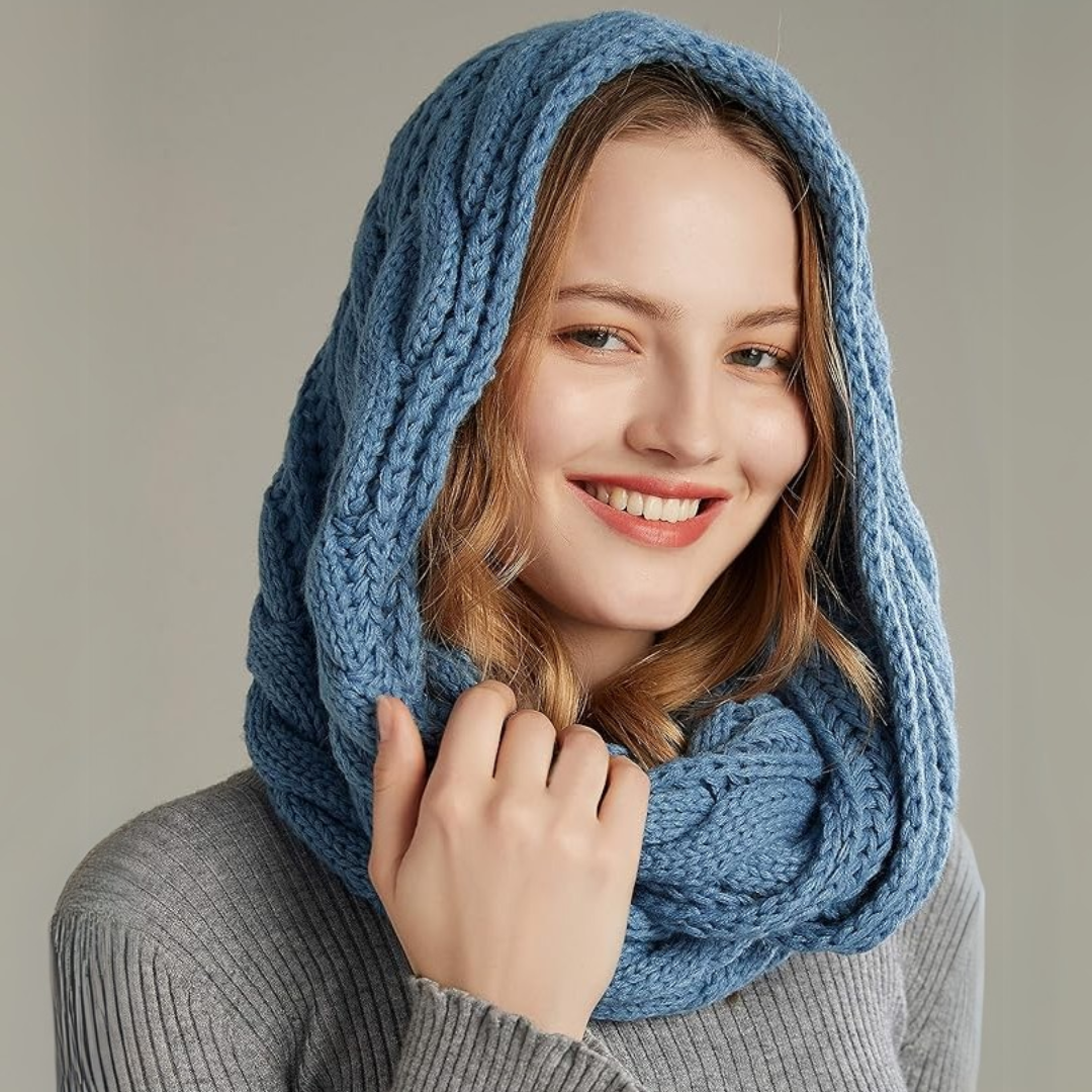 Cozy Cable Knit Cold Weather Scarf