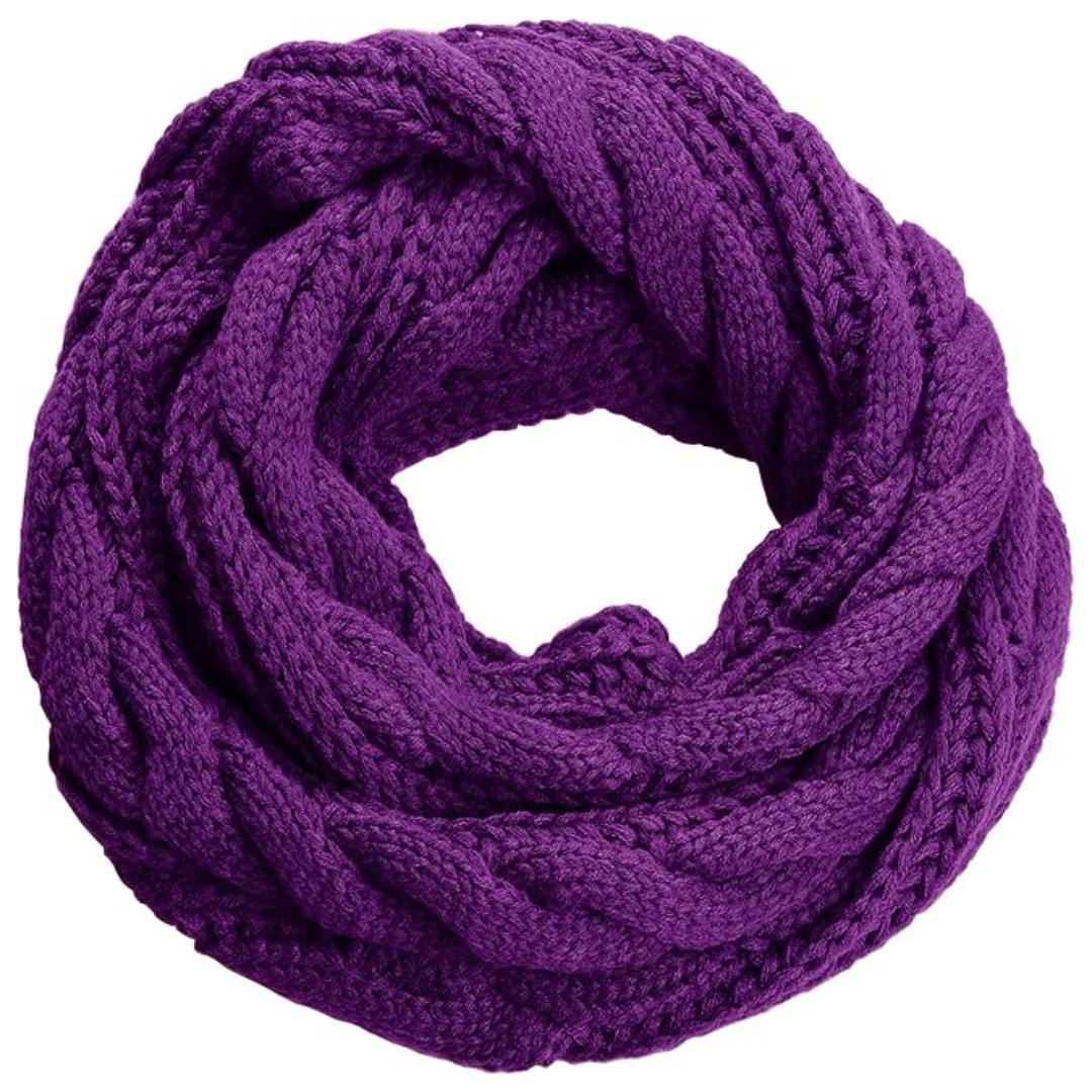 Cozy Cable Knit Cold Weather Scarf