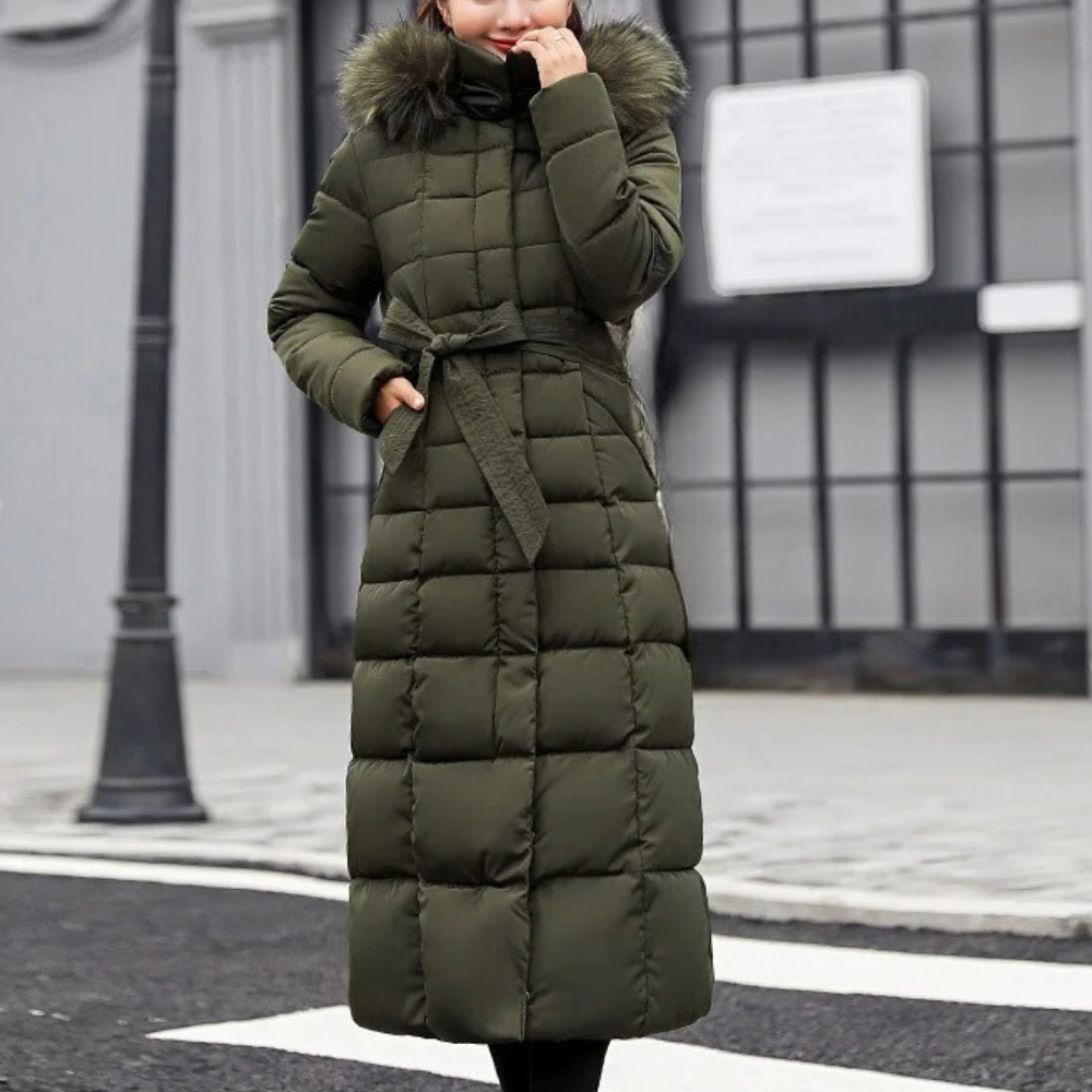 Cozy Ladies Long Parka Coat Isabelle