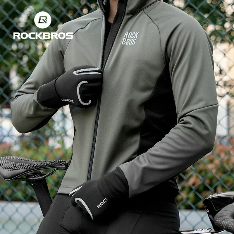 Winter Riding Gloves Water Repellent Full-Palm Silicone